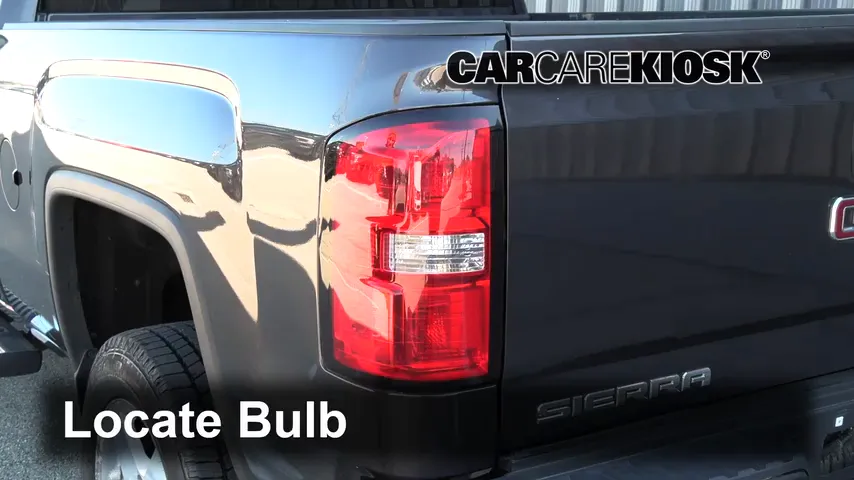 2016 GMC Sierra 2500 HD Denali 6.6L V8 Turbo Diesel Lights Tail Light (replace bulb)